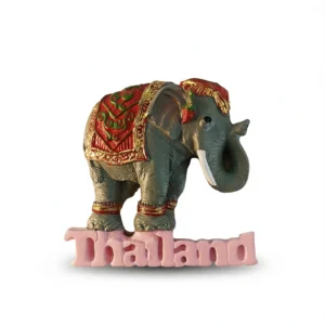 Thai Elephant Magnet – Charming 3D Art