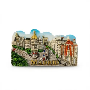 Madrid Street Magnet – Charming Souvenir Gift