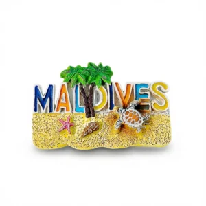 Maldives Souvenir Fridge Magnet: Tropical Paradise Charm!