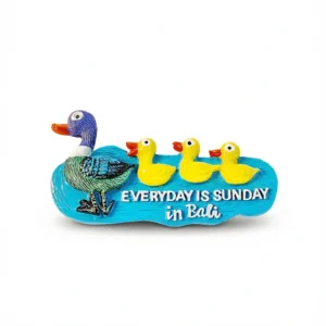 Bali Duck Magnet – Charming Family Souvenir