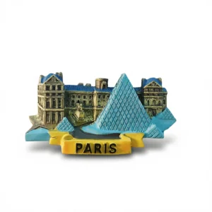 Louvre Fridge Magnet – Iconic Paris Art