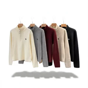 Cozy Autumn Half-Zip Sweater: 1 Stylish Layer