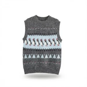 College Knit Vest – Chic Layering Essential