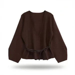 Chic Cardigan – Effortless Style, Cozy Comfort white background