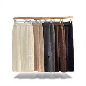 Knit Pencil Skirt – Cozy Warm Style