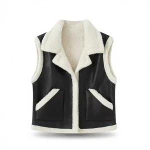 Fleece Lined Vest – Cozy Warmth, Effortless Style white background