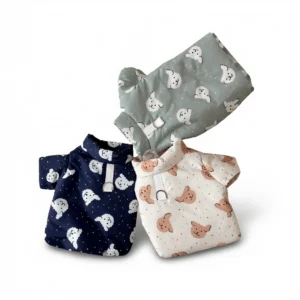 Cozy Dog Winter Coat: 4-Legged Warmth for Small Breeds white background