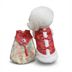 Pet Tang Suit – Festive Winter Warmth