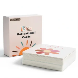 Kids Motivational Cards – Build Confidence Easily white background