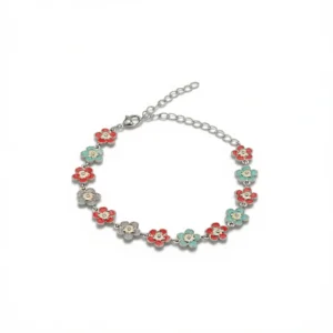 Floral Sanctuary Bracelet – Timeless Natural Elegance white background