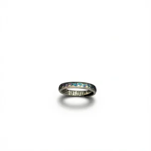 Enamel Leaf Ring – Nature's Charm
