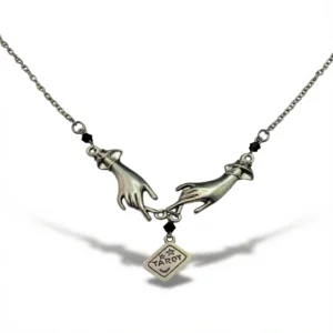 Witcher Tarot Necklace – Unique Gaming Jewelry white background