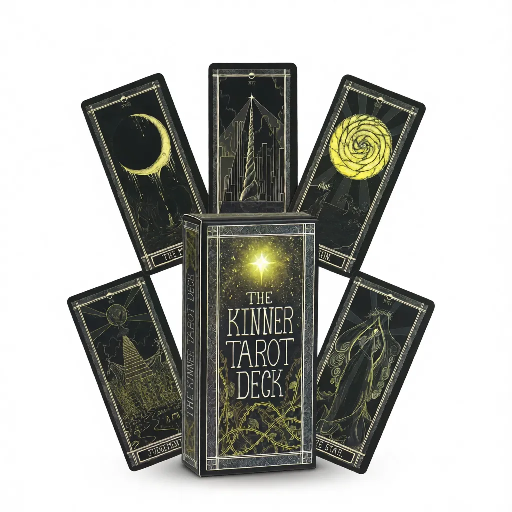 Kinner Tarot Deck – Intuitive Guidance, Beautiful Art White Background Kinner Tarot Deck – Intuitive Guidance, Beautiful Art white background