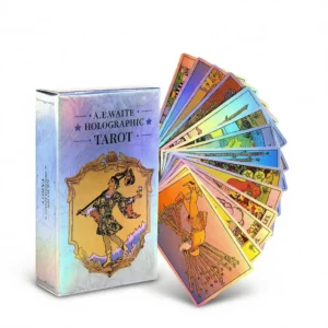 Holographic Tarot Deck – Shimmering Insight white background