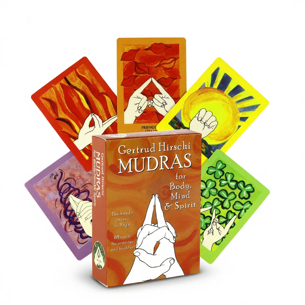 Mudra Oracle Deck – Ancient Wisdom For Inner Peace White Background Mudra Oracle Deck – Ancient Wisdom For Inner Peace white background