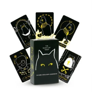Black Cat Tarot – Intuitive Guidance Deck white background