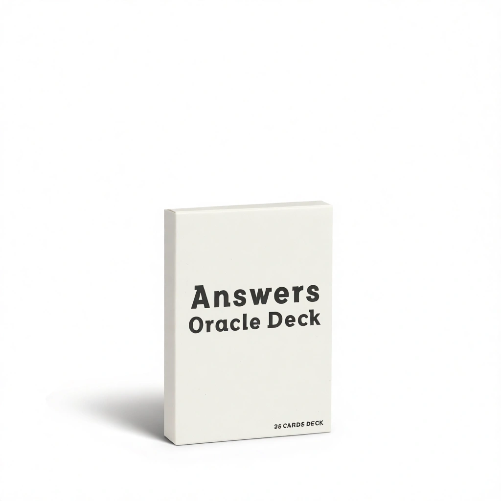 Answers Oracle Cards – Direct Guidance Offered White Background Answers Oracle Cards – Direct Guidance Offered white background