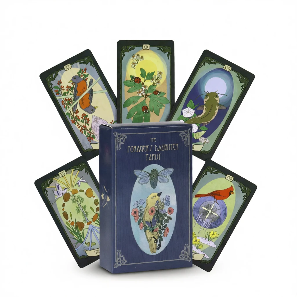 Forager’s Daughter Tarot – Intuitive Guidance, Artful Insight White Background Forager's Daughter Tarot – Intuitive Guidance, Artful Insight white background