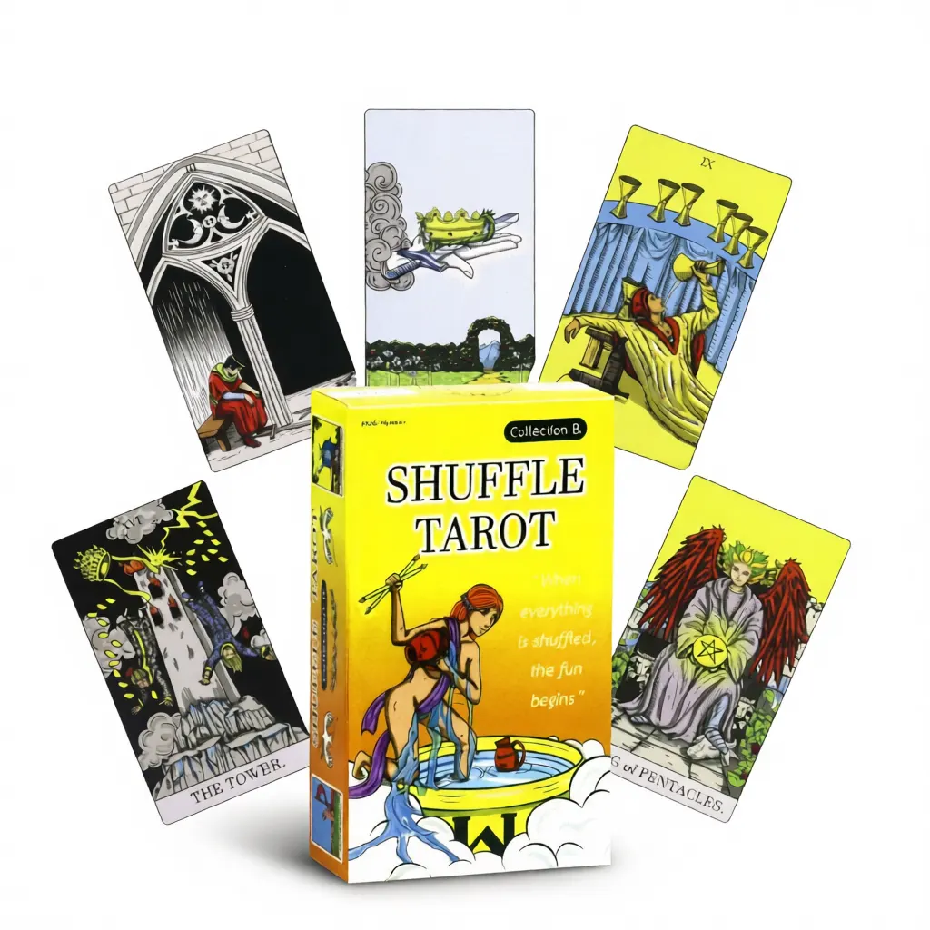 Pocket Tarot Deck – Intuitive Guidance On-the-Go White Background Pocket Tarot Deck – Intuitive Guidance On-the-Go white background