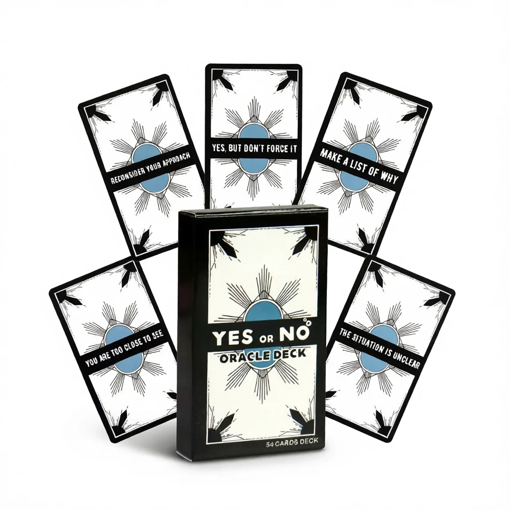 Yes Or No Oracle Cards – Quick Intuitive Guidance White Background Yes Or No Oracle Cards – Quick Intuitive Guidance white background