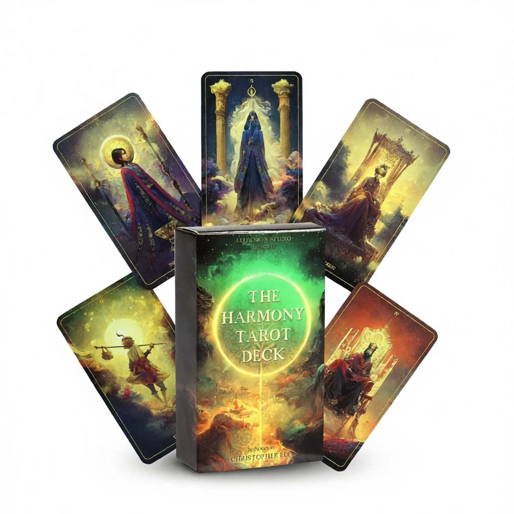 Celestial Tarot Deck – Cosmic Harmony Guidance White Background Celestial Tarot Deck – Cosmic Harmony Guidance white background