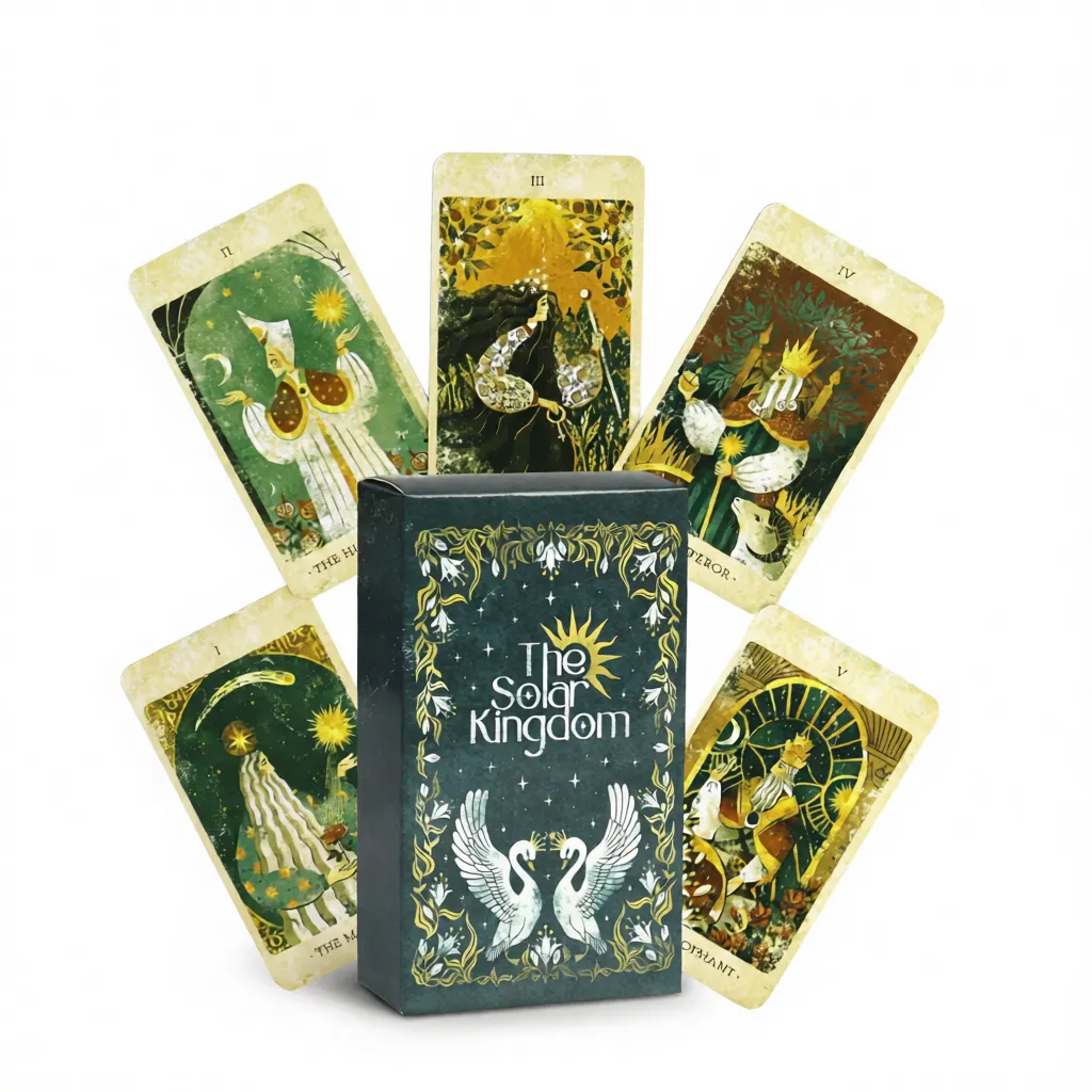 Solar Kingdom Tarot – Mystical Insights white background