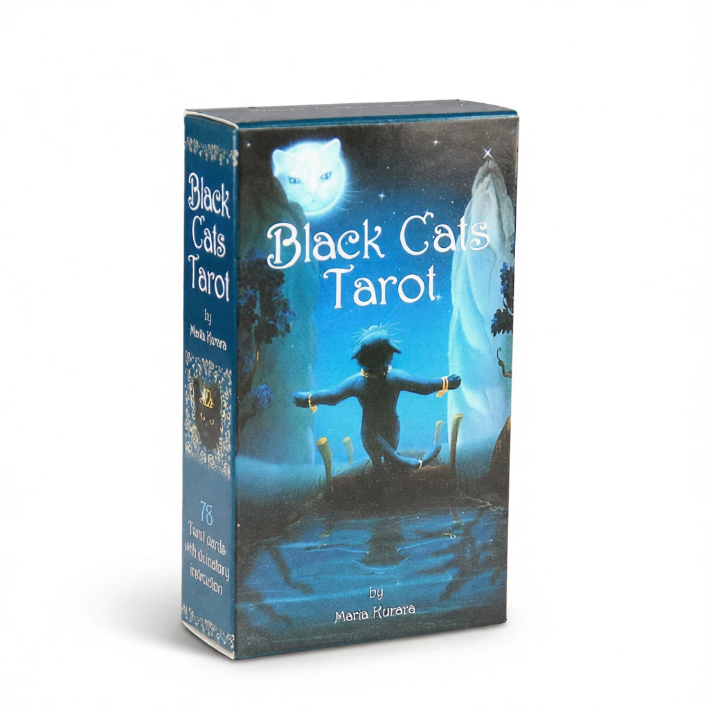 Black Cats Tarot – Whimsical Insight white background