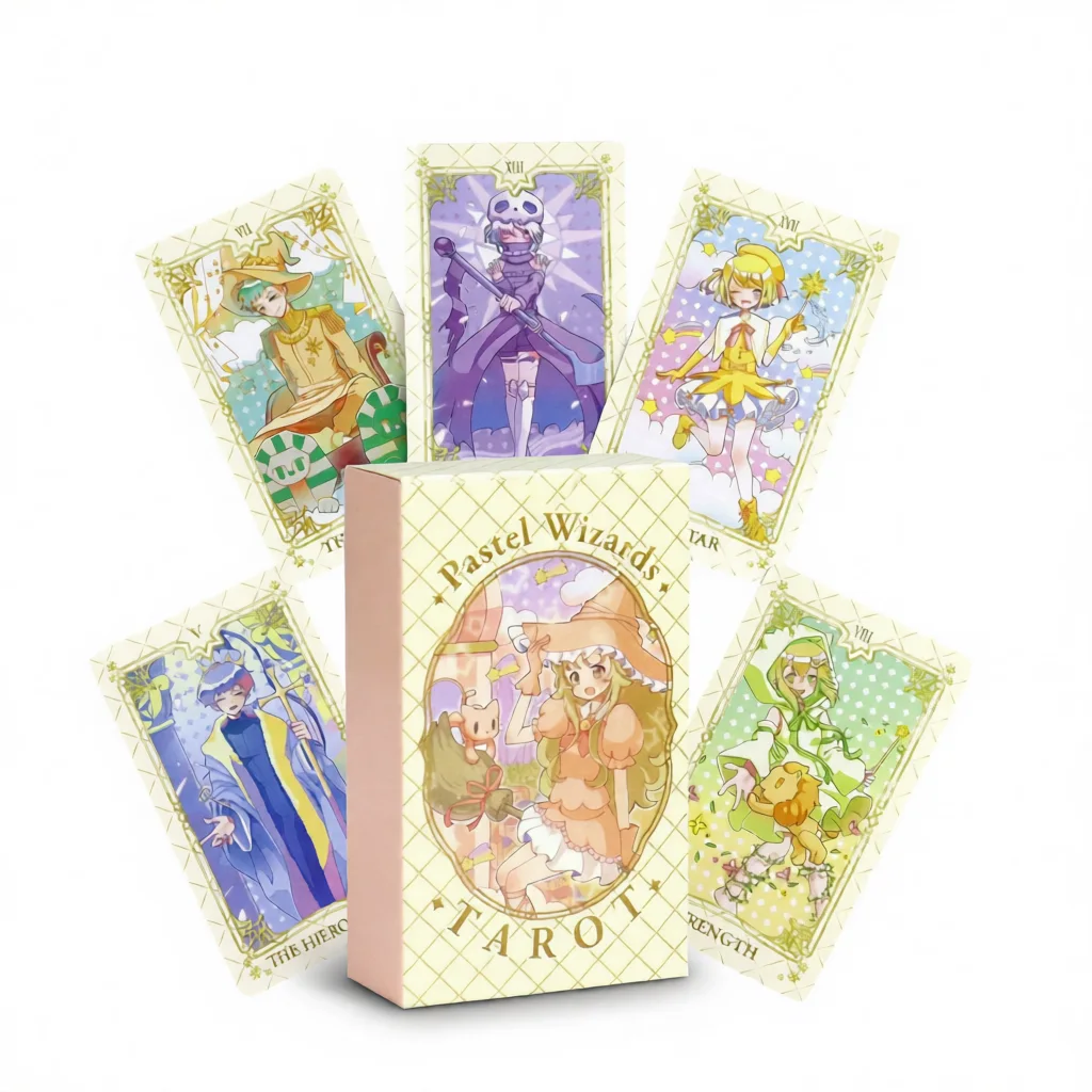 Pastel Wizard Tarot – Gentle Magic white background