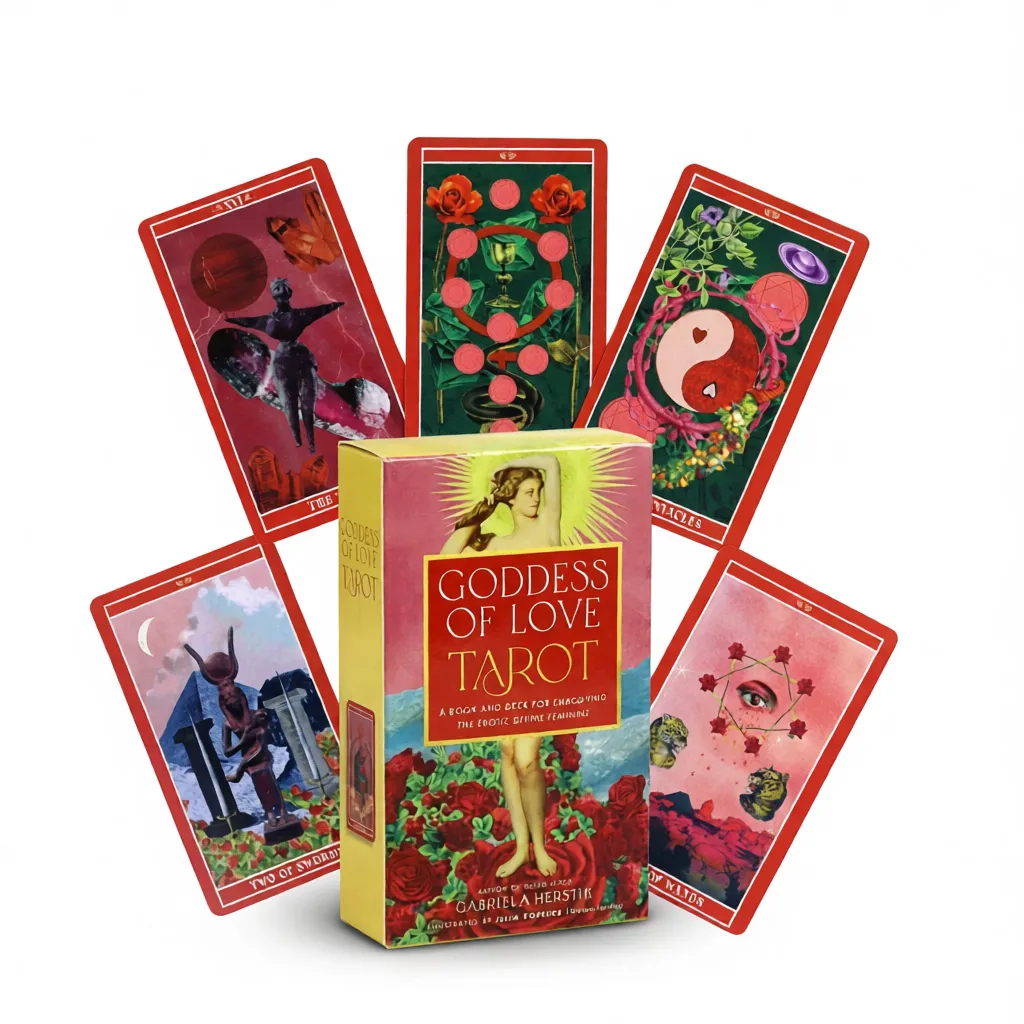 Goddess Of Love Tarot – Deepen Connections White Background Goddess Of Love Tarot – Deepen Connections white background
