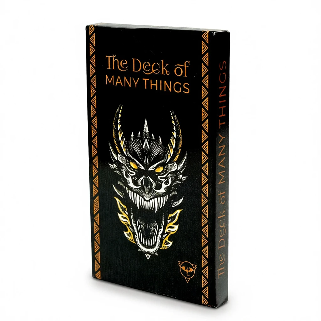 Deck of Many Things – Unleash Fate White Background Deck of Many Things – Unleash Fate white background