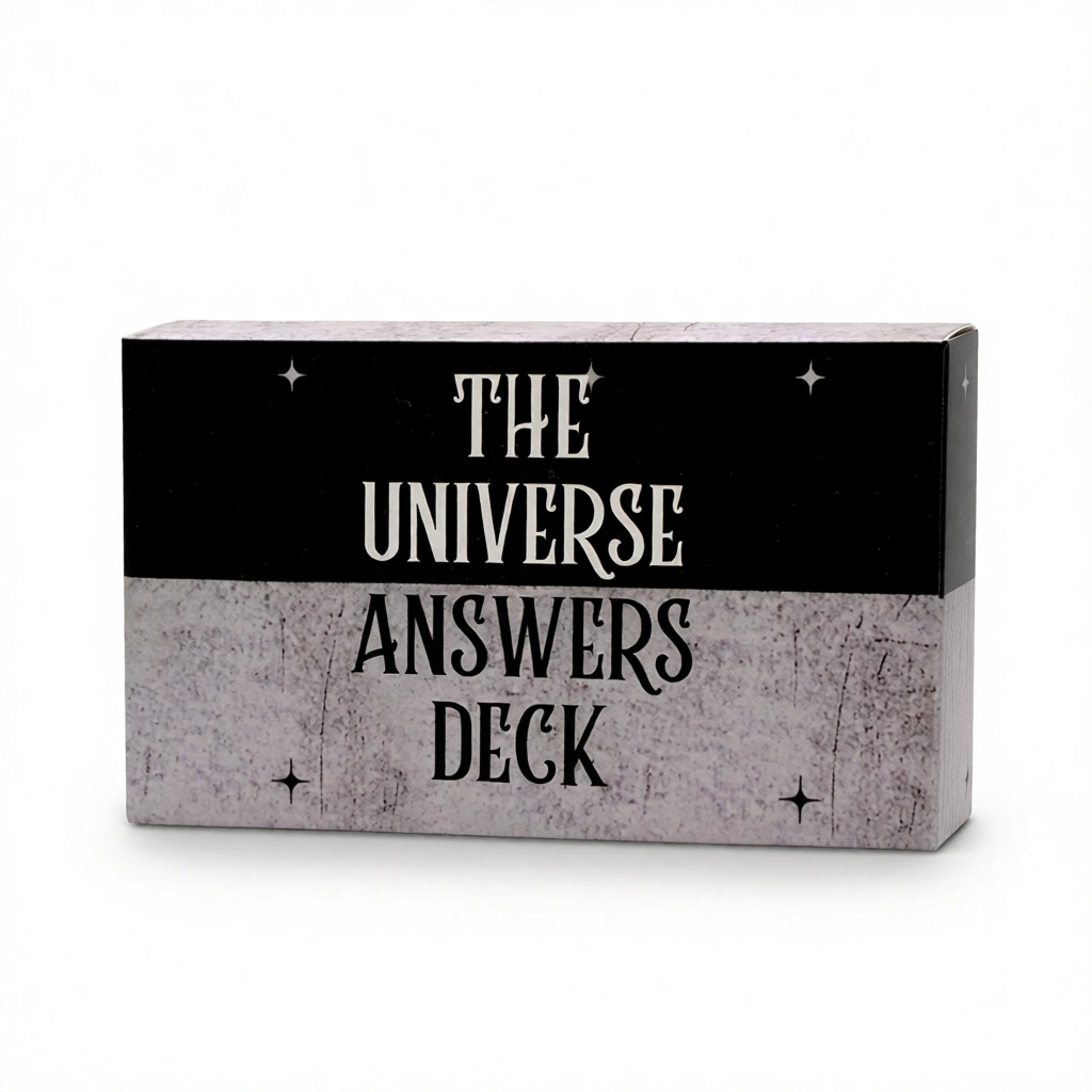 Universe Answers Oracle Cards – Intuitive Guidance Inside White Background Universe Answers Oracle Cards – Intuitive Guidance Inside white background