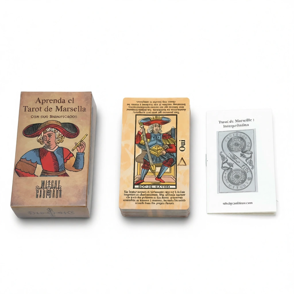 French Tarot Deck – Classic Marseille Style white background