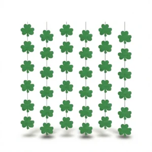 Shamrock Garland – Festive Irish Charm
