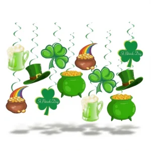Irish Festival Delightful Ornaments, 12-Pack white background