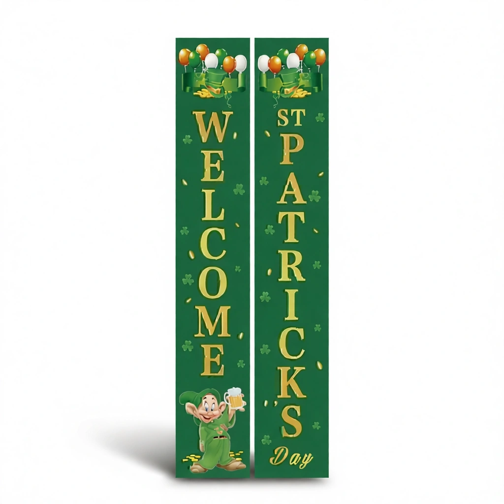 Shamrock Party Banners – Festive Irish Luck white background