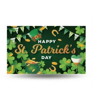 St Patrick's Banner – Festive Lucky Clover