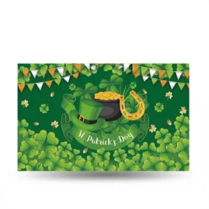Irish Celebration Poster – Festive Clover Decor