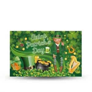 St Patrick's Clover Poster – Festive Irish Decor