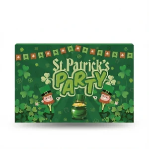Irish Lucky Clover Banner – Festive St. Patrick's Day Decoration
