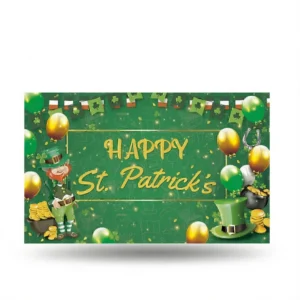Irish Banner – Lucky Clover Decor For Festivities