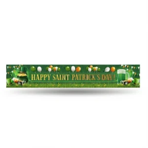 St. Patrick's Day Banner – Festive Outdoor Decor