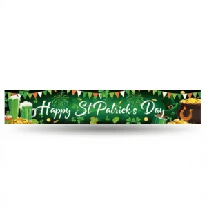 St Patrick's Banner – Durable Outdoor Decor