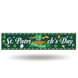 St. Patrick's Yard Banner – Festive Irish Celebration