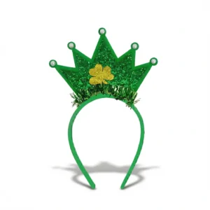 Shamrock Crown Headband – Regal Irish Festivity