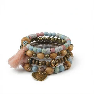 Bohemian Wood Bracelets – Natural Harmony Style