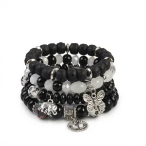 Bohemian Bracelet Set – 4pc Mystical Style