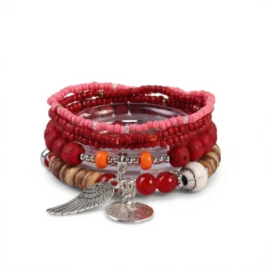 Bohemian Bracelets Set – Effortless Style, Positive Vibes