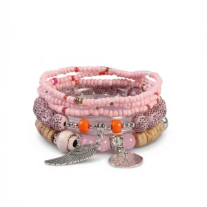 Bohemian Chic Bracelet: Retro Healing Beads for Her