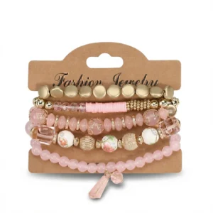 Rose Crystal Bracelet – Effortless Bohemian Style
