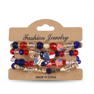 Patriotic Charm Bracelet – Show Your USA Pride